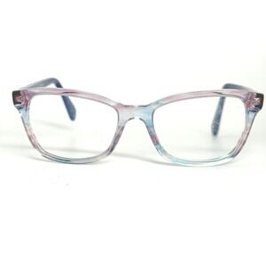 Ray-Ban Kids RB 1591 3807 Blue Pink Watercolor Cat Eye Eyeglasses 48-16-130